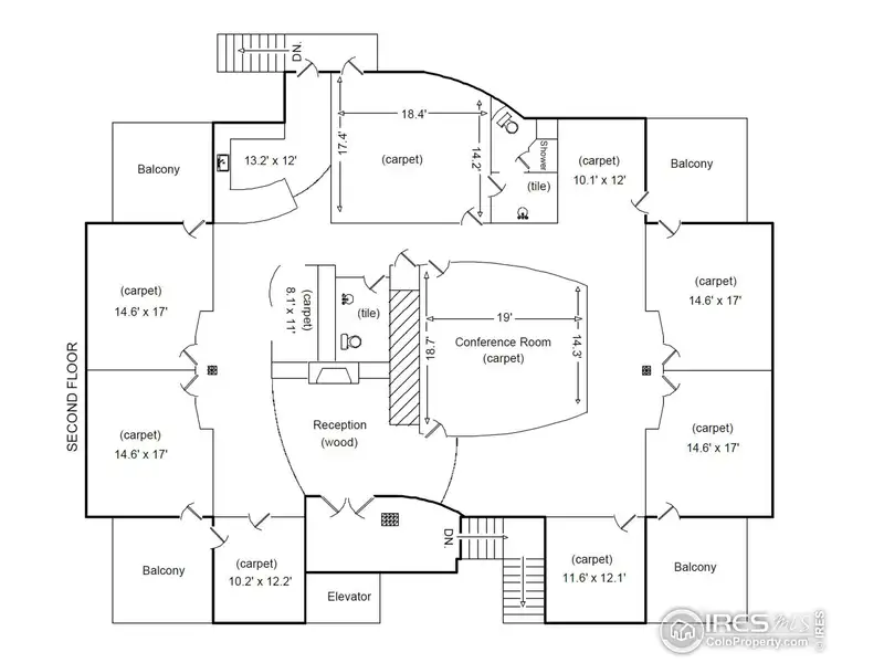 High-end Office Condo for Sale in Prime Location - 3,799 Sf with Balconies