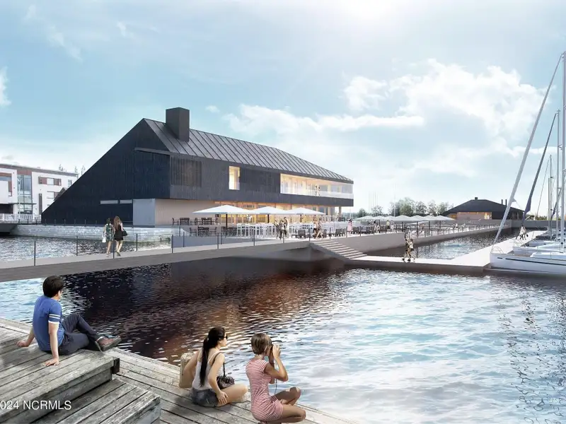 Prime Waterfront Mu-1 Development Opportunity in Historic Oriental, Nc with Deepwater Dockage