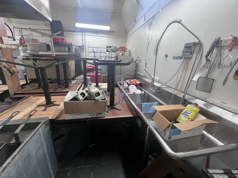 Former Restaurant and Bar for Sale with Equipment and Performance Stage
