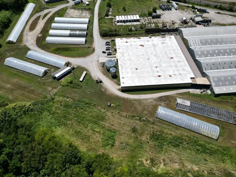 Versatile 150,000 Sq. Ft. Warehouse with Dock Access and Greenhouses in London, Ky