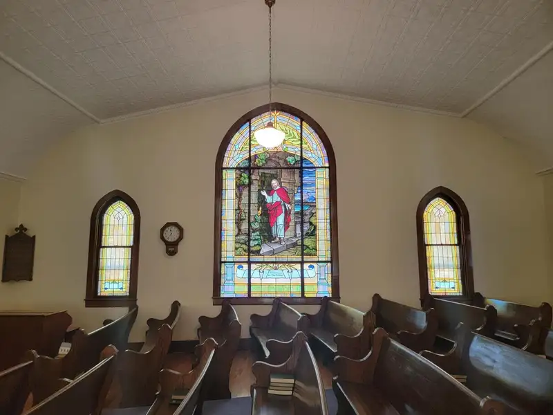Charming Country Church with Stained Glass, Pristine Woodwork, and Redevelopment Potential