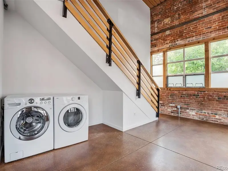 Two-level Brick Live/work Loft in Rino Arts District, Denver