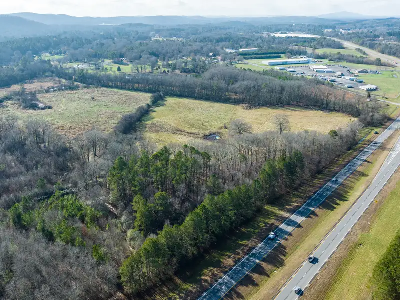 41 Acres Heavy Industrial Land with Double Road Frontage on Calhoun Hwy and Calhoun Rd