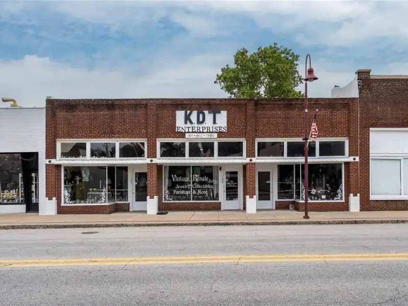 Remodeled Commercial Property with Three Storefronts in Downtown Gentry, Arkansas