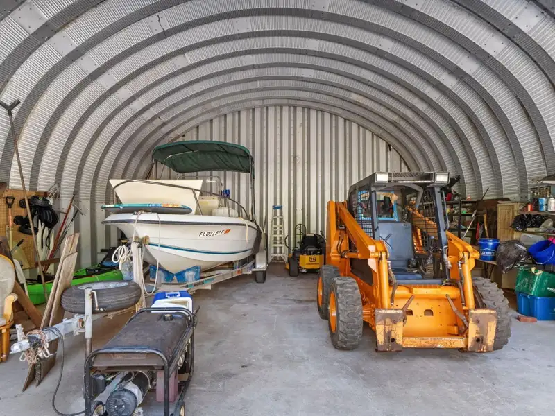 30x30 Enclosed Quonset Building with Pole Barn and Storage on Hwy 98