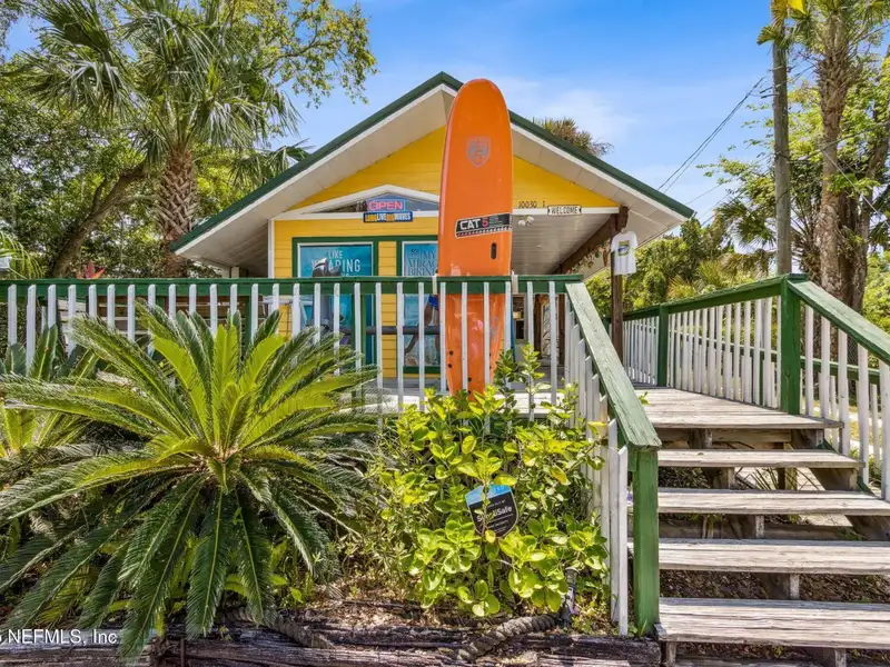 Historic Surf Shop with Rental Bungalow in North Florida, Ccg-2 Zoning