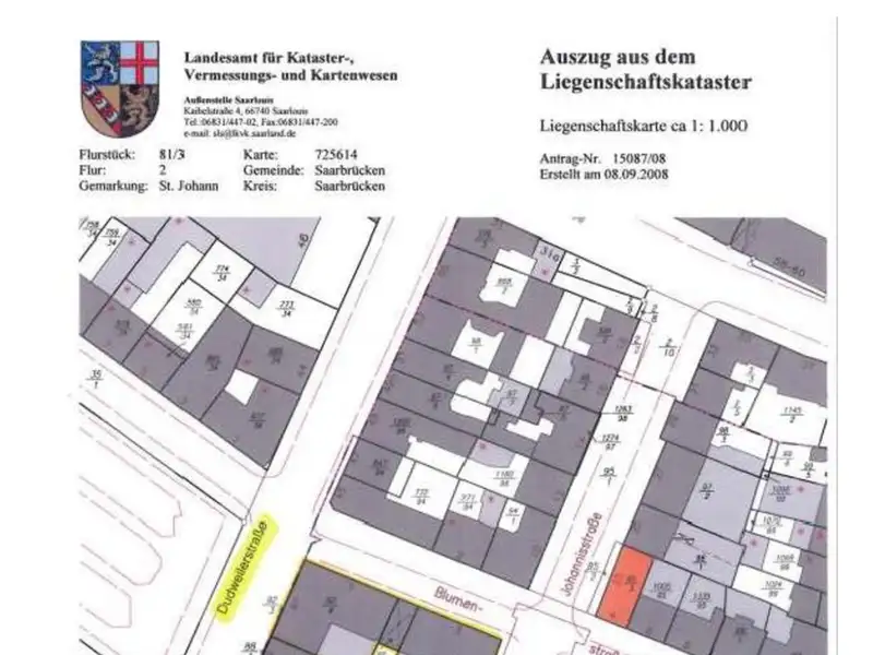 Investment Opportunity: Versatile Property in Nauwieser Viertel with 5,567 M² Potential
