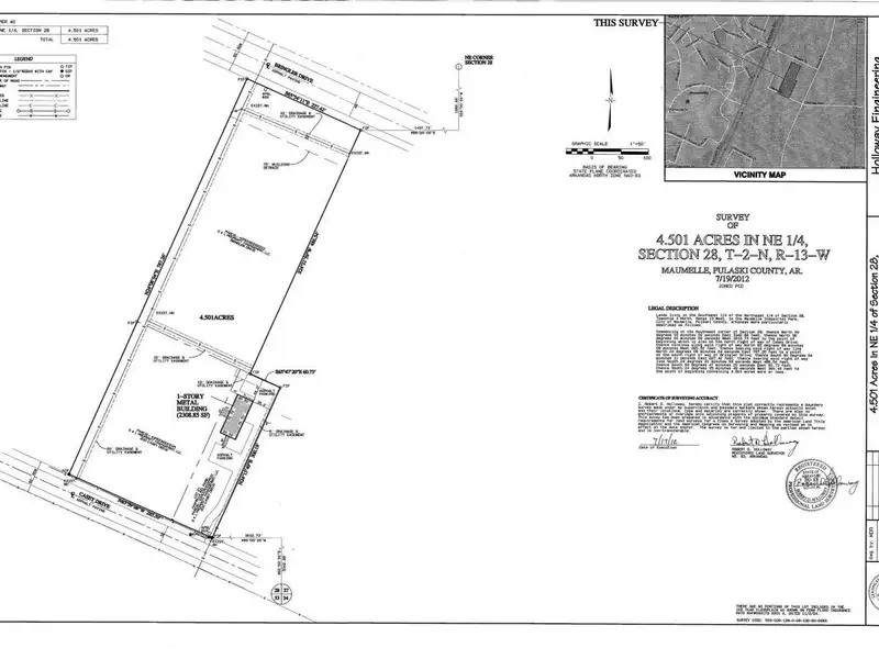 Industrial Land with Building in Maumelle's C3 Zone, Two Access Points