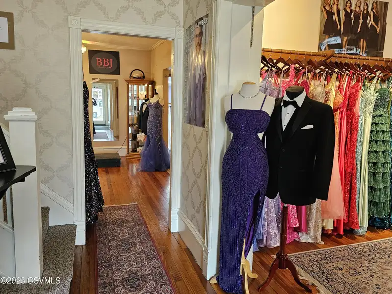 Downtown Selinsgrove Bridal Shop with Display Rooms and Off-street Parking