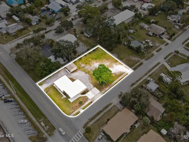 Commercial Property in Merritt Island's Historic Merritt Park Place with Renovated Buildings