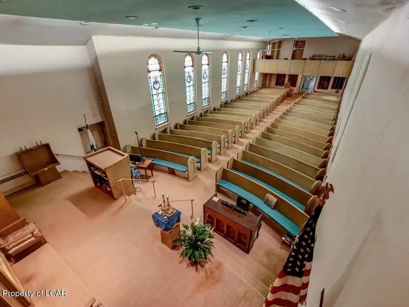 Versatile Downtown Hazleton Building: Former Worship Space with Offices/classrooms Potential