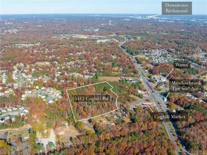 7.16 Acres of C2 Commercial Land with 340' Road Frontage