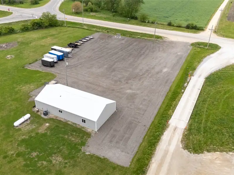 Commercial Building on Highway 20 Near Jesup, Ia with 4 Acres of Potential