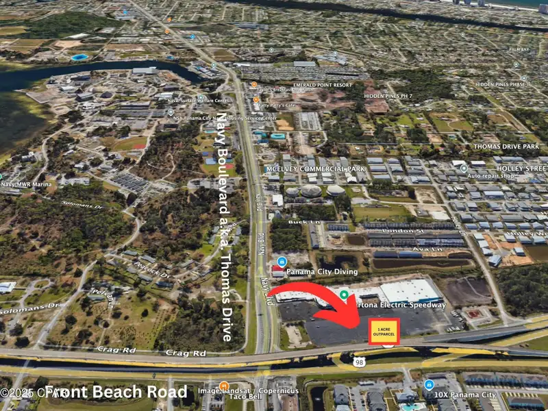 High-visibility 1-acre Outparcel in Panama City Beach Retail Center
