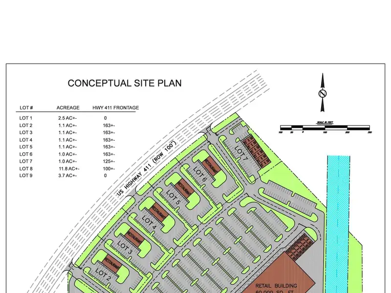 Prime Commercial Property on Moody Parkway - 26.6 Acres with High Visibility