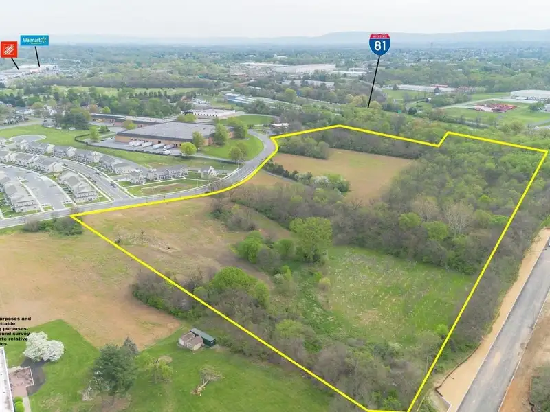±22 Acres of Prime Commercial Land Near I-81 with Development Potential