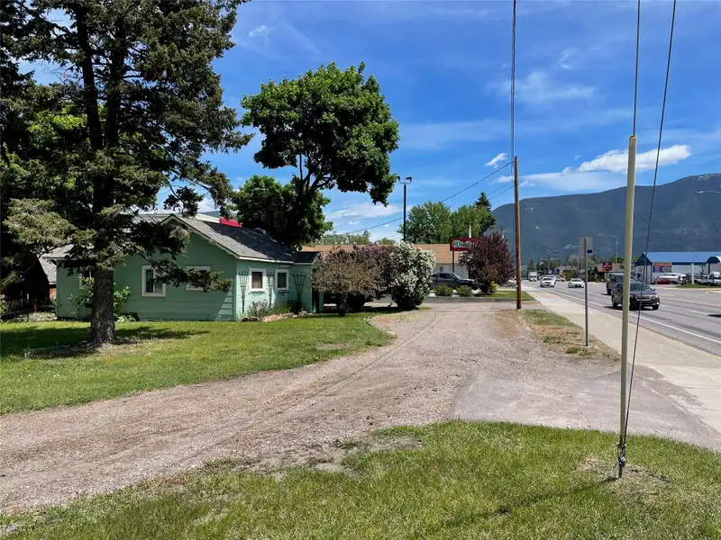 Commercial Corner Lot with 3 Bed Home in Columbia Falls, High Traffic Area