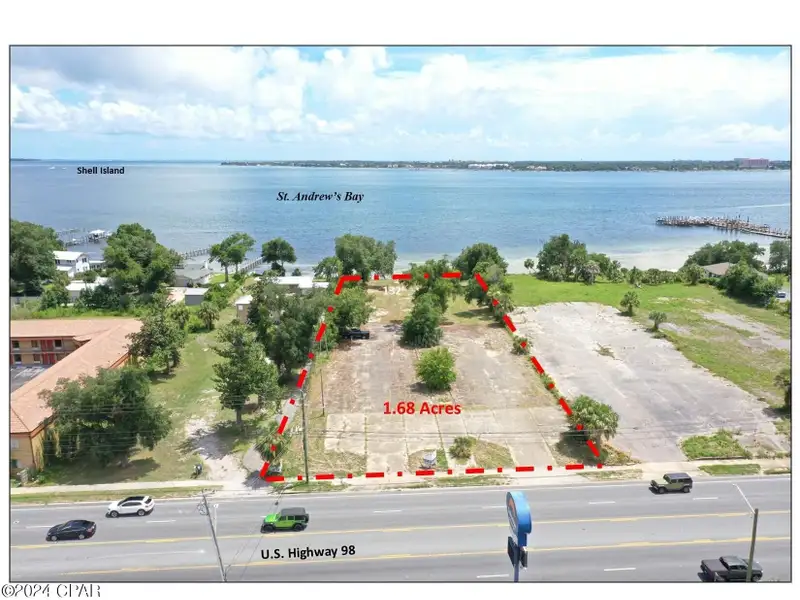 Waterfront Commercial Property on St. Andrew's Bay, Panama City, Fl - 1.67 Acres