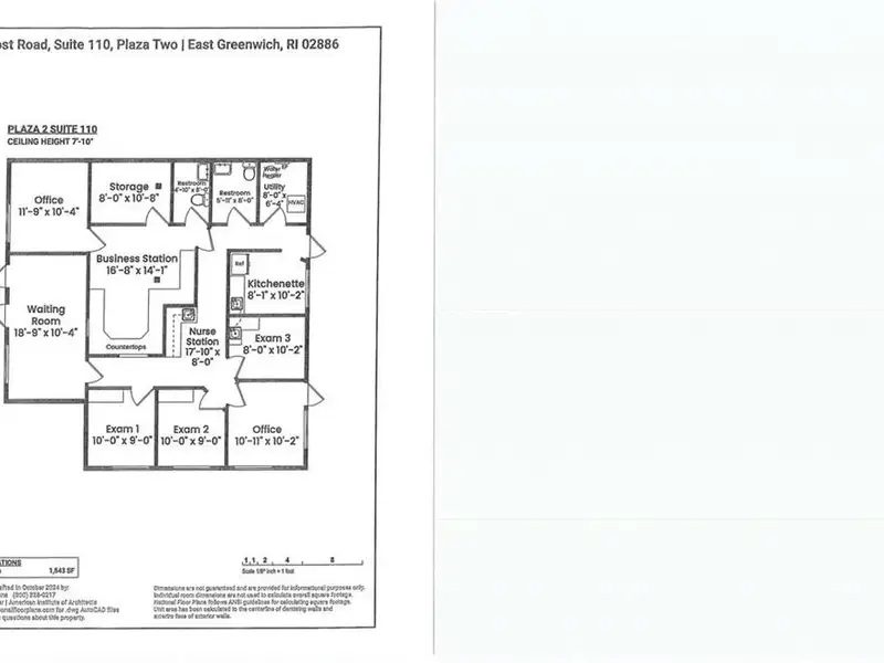 First Floor Medical Office Unit in East Greenwich with Accessibility Features and Excellent Visibility