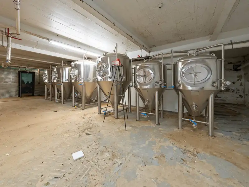 Downtown Canton 8,000 Sq Ft Brewery with Commercial Kitchen and River Views