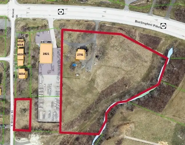 Stately 2,700 Sq Ft Home on 5 Acres Zoned C-2 in Burlington Pike Business District