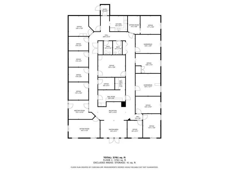 Centrally Located 3761 Sq Ft Office Space in Pawleys Island with Ample Parking