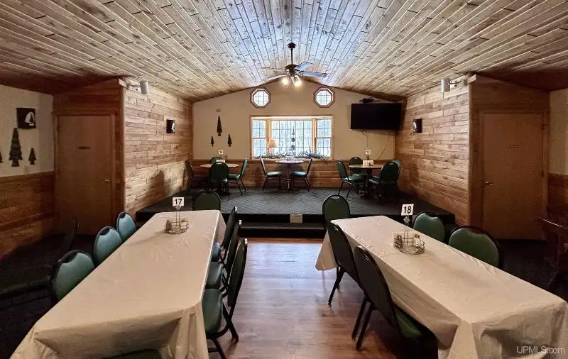 Operational Restaurant with Bar and Patio Near Powderhorn Ski Hill, Upper Peninsula