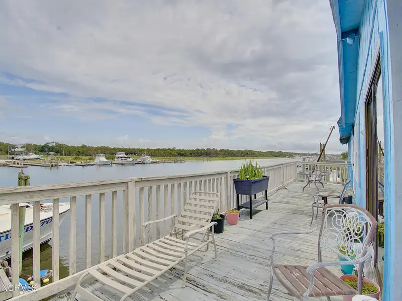 Waterfront Commercial Property on Holden Beach with 230' Frontage and Development Potential