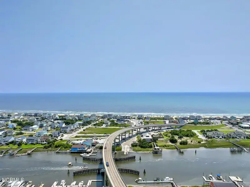 Waterfront Commercial Property on Holden Beach with 230' Frontage and Development Potential