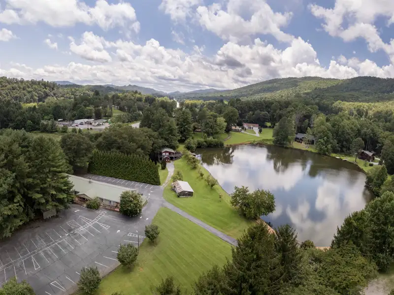 Versatile 5+ Acre Property with Event Center and Lake in Western North Carolina