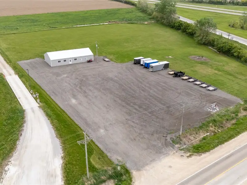 Commercial Building on Highway 20 Near Jesup, Ia with 4 Acres of Potential