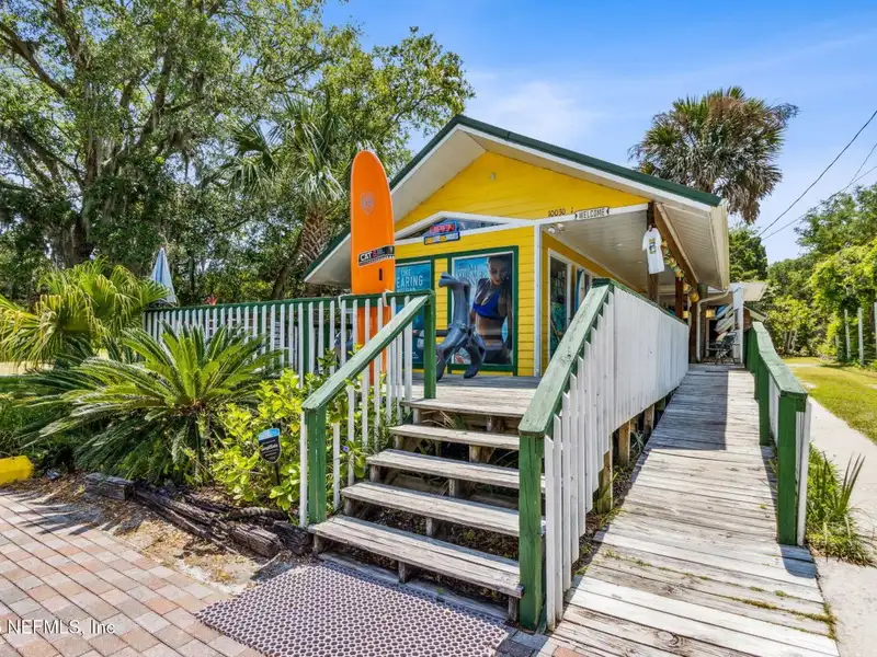 Historic Surf Shop with Rental Bungalow in North Florida, Ccg-2 Zoning