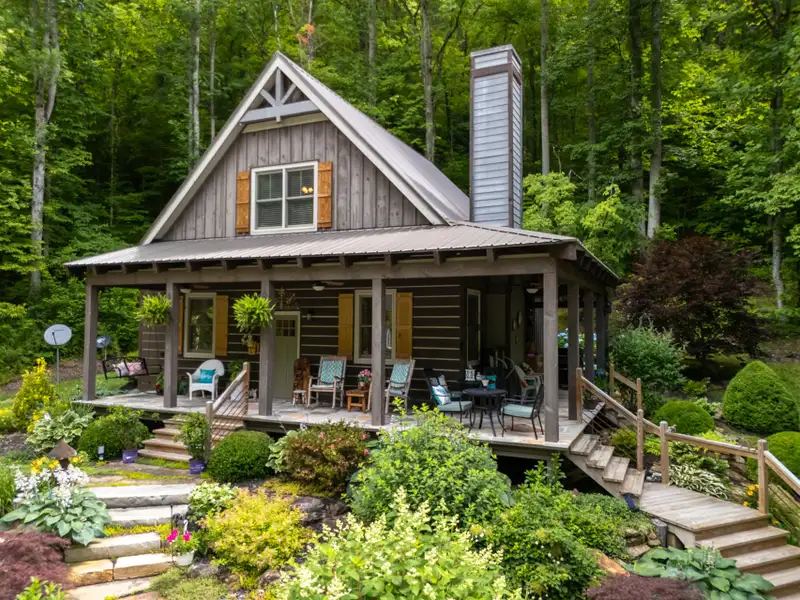 Serene 5.81-acre Retreat with Pavilion, Barn, Home, and Bold Creek Access