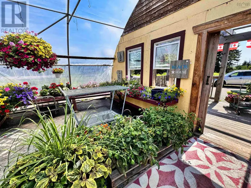 Greenhouse Business Opportunity on 7 Acres with Ocean View in St. Peter's, Ns