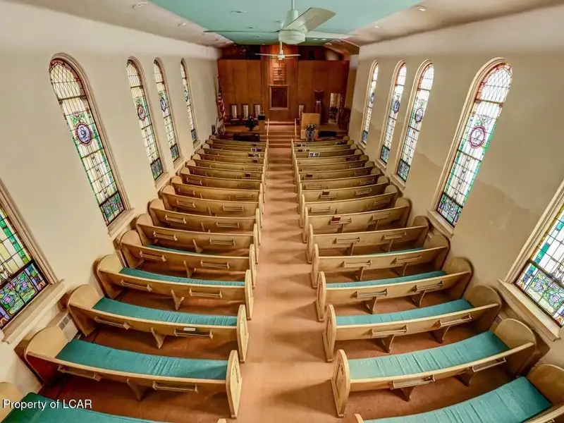 Versatile Downtown Hazleton Building: Former Worship Space with Offices/classrooms Potential
