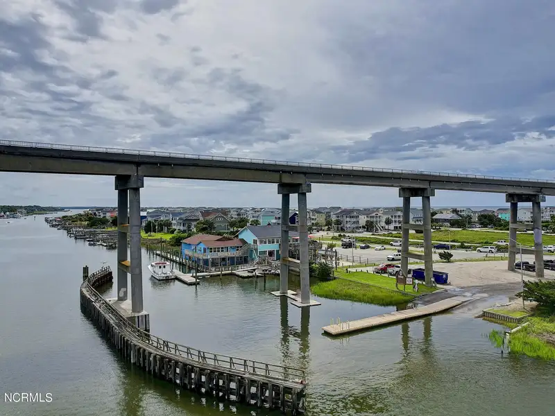 Waterfront Commercial Property on Holden Beach with 230' Frontage and Development Potential