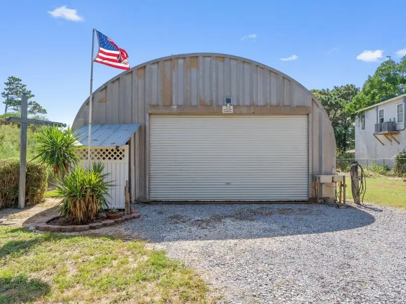30x30 Enclosed Quonset Building with Pole Barn and Storage on Hwy 98