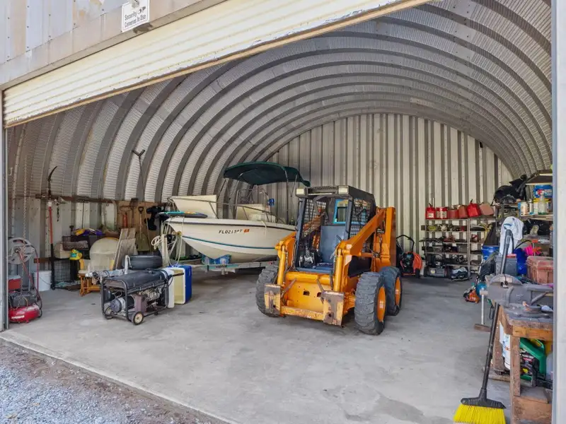 30x30 Enclosed Quonset Building with Pole Barn and Storage on Hwy 98