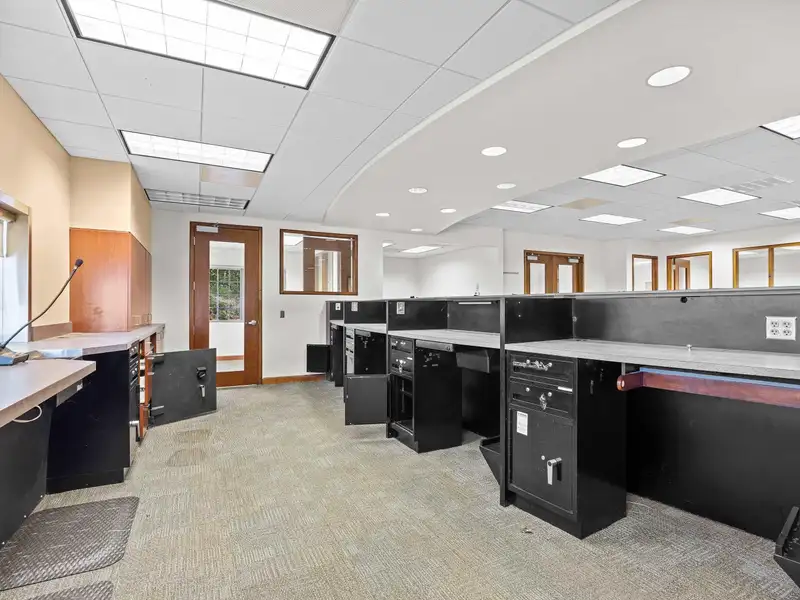 Former Bank for Lease - 3002 Sf with Drive-thru and Office Layout