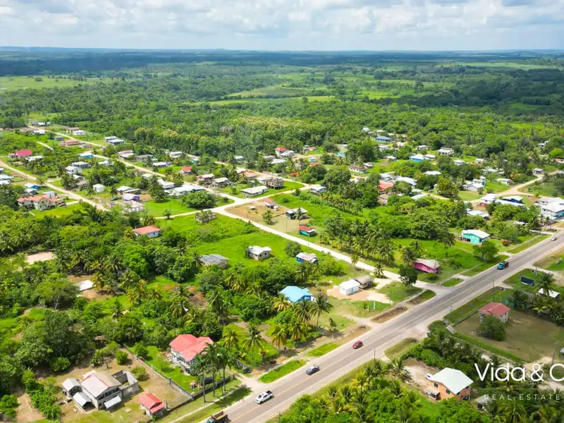 1-acre Lot for Sale in Camalote, Belmopan with Highway Frontage and Fenced Boundaries