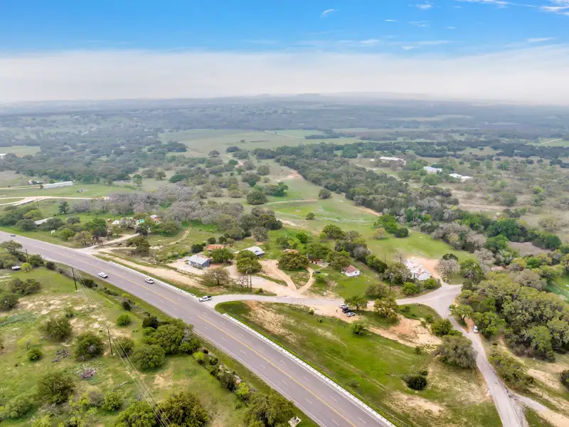 3.4-acre Commercial Tract on Hwy 290 East of Fredericksburg with Multiple Improvements