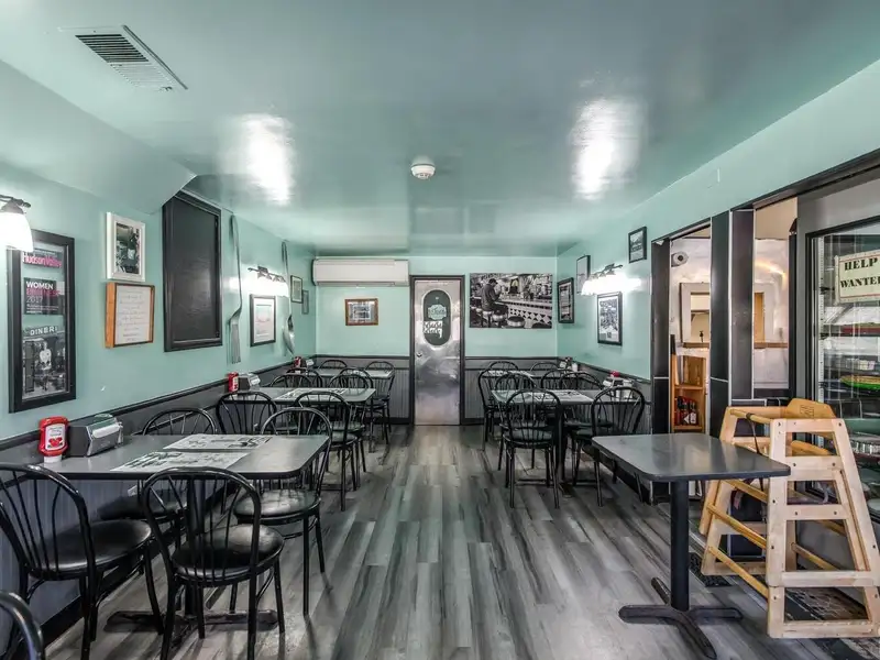 Historic Silk City Diner for Sale in Village Center with Turn-key Business Opportunity