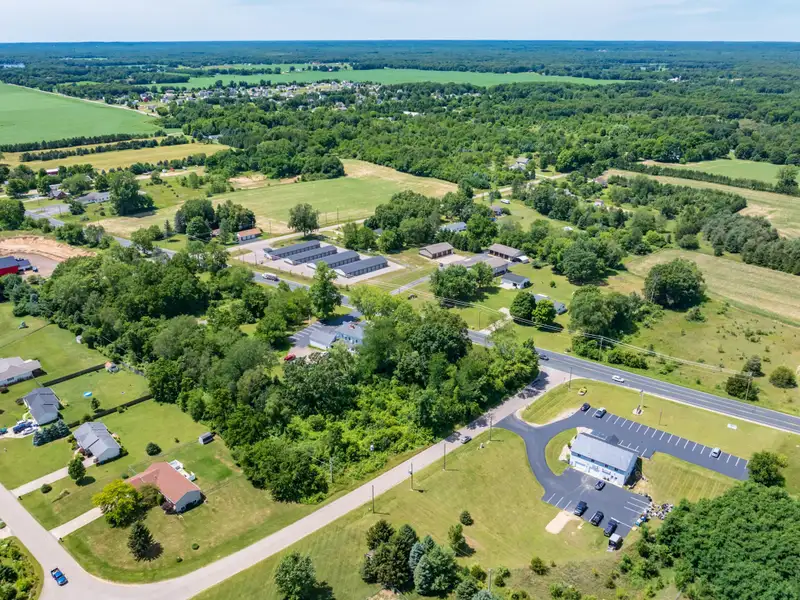 Commercial Corner Lot on Red Arrow Highway with 150 Ft Frontage and .73 Acres