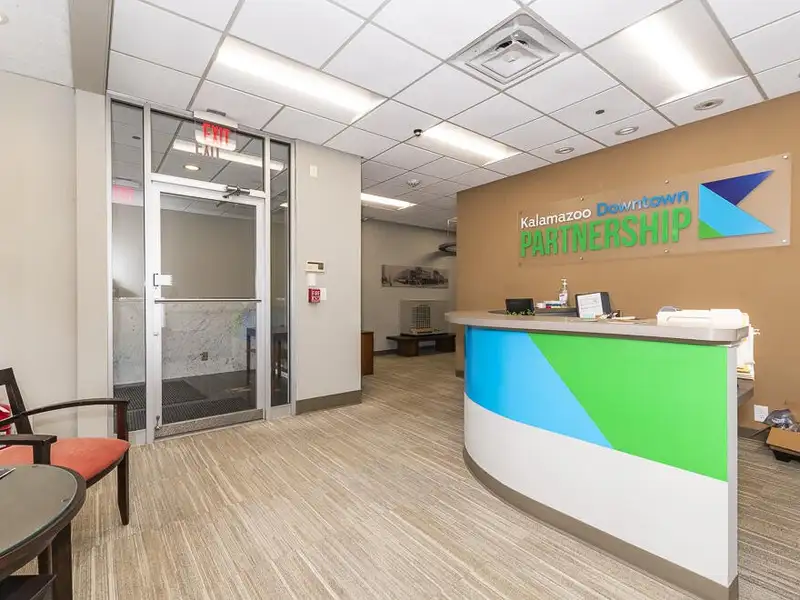First Floor Office Suite for Lease on Michigan Avenue with Eight Offices and Conference Rooms