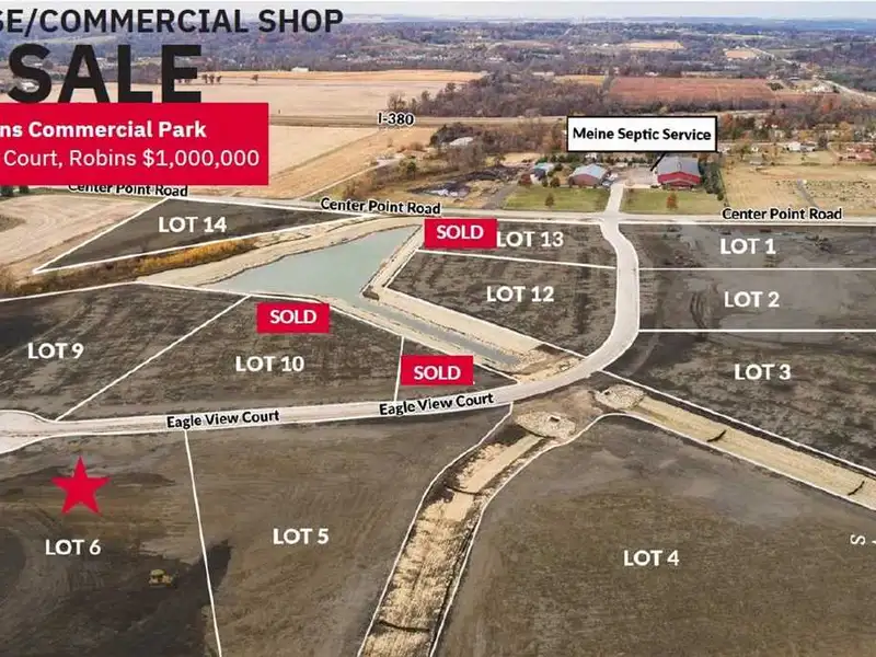 New Construction Light Industrial Building in Robins, C1 Zoning with Utilities and Access