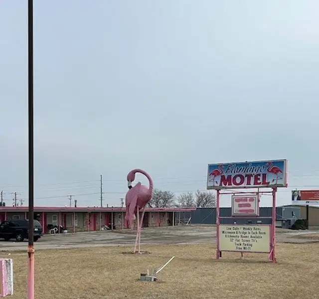 Prime 1.43 Acre Development Site with Historic Flamingo Motel Near Menards