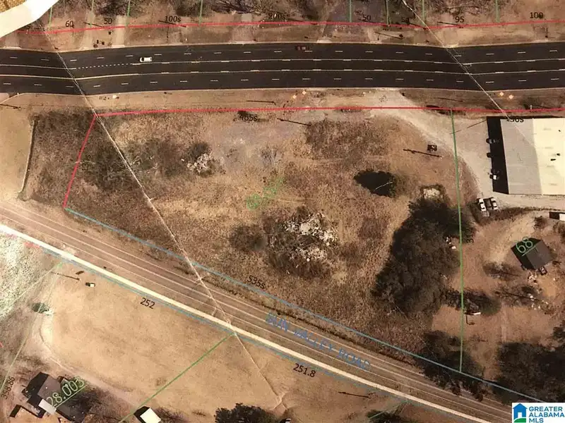 Commercial Lot with 465 Ft Highway 280 Frontage and 535 Ft Sunvalley Rd Frontage