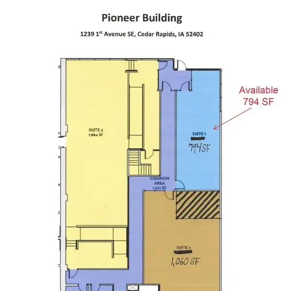 Commercial Property in Medquarter, Prime 1st Avenue Location Near Coe College