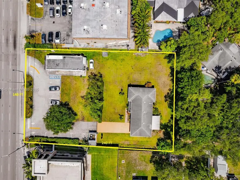 Prime ¾-acre Lot with Two Buildings in Dania Beach - C-2 & Rs-6000 Zoning