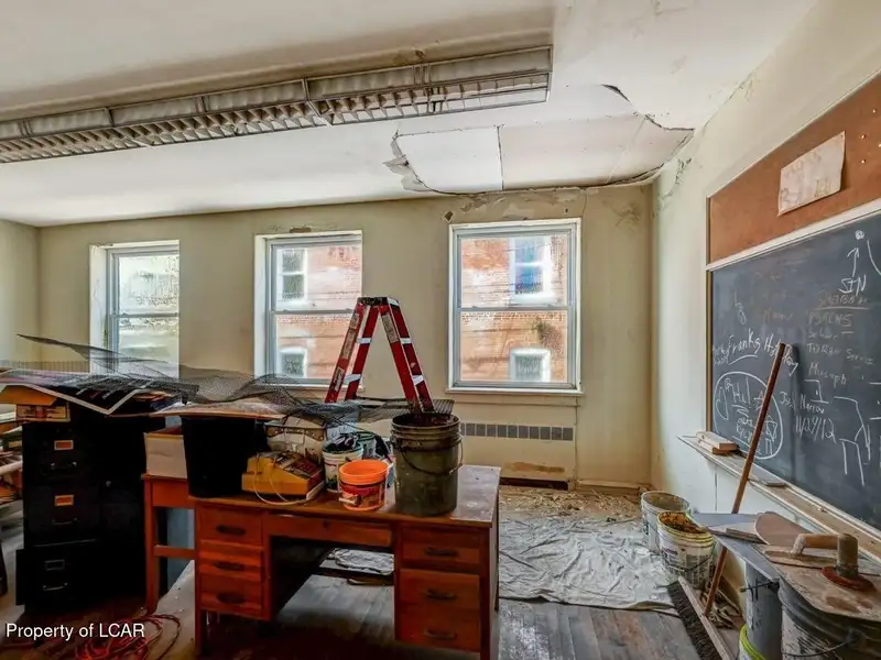 Versatile Downtown Hazleton Building: Former Worship Space with Offices/classrooms Potential